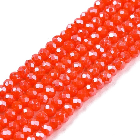 Electroplate Glass Beads Strands EGLA-A044-P1mm-A03-1