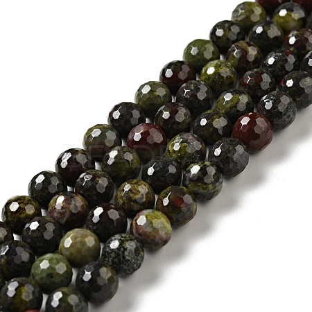 Natural Dragon Blood Beads Strands G-E571-30B-1