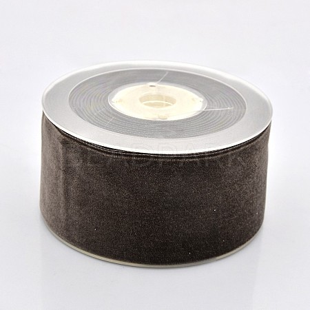 Polyester Velvet Ribbon for Gift Packing and Festival Decoration SRIB-M001-50mm-850-1