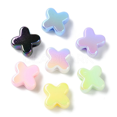 UV Plated Acrylic Beads SACR-G034-06-1