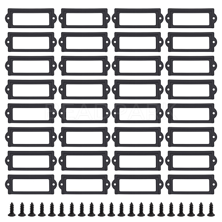40Pcs Iron Label Frame FIND-MA0001-20EB-1