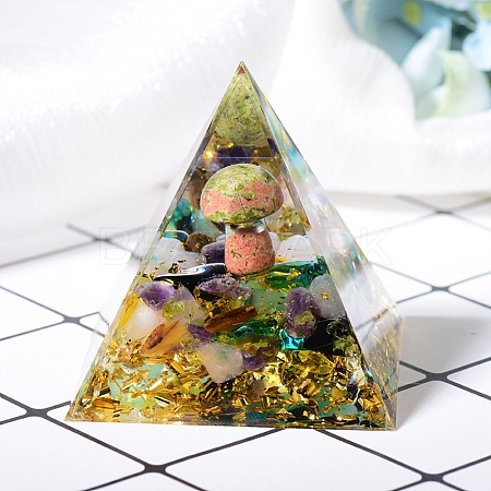 Orgonite Pyramid Resin Energy Generators PW-WG195AB-01-1