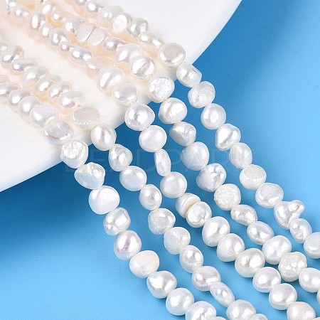 Natural Cultured Freshwater Pearl Beads Strands PEAR-T006-18B-1