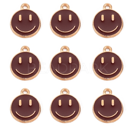 Alloy Enamel Charms ENAM-YW0001-97-L-1