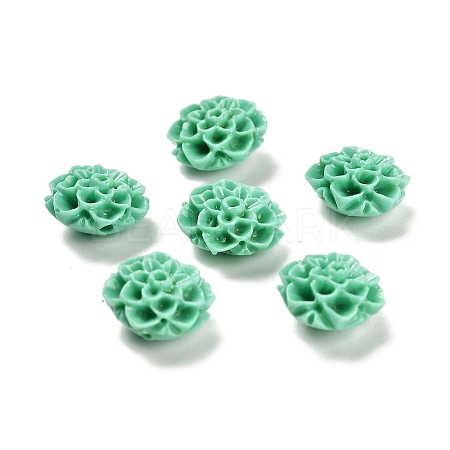 Synthetic Coral 3D Flower Rose Beads CORA-L046-A05-1