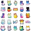50Pcs Cartoon Cat Paper Sticker STIC-C012-02-4
