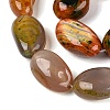Natural Multi-Color Agate Beads Strands G-Q606-74-4