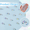 4 Sets Acrylic Rhinestone Cabochons GACR-SP0001-06C-5