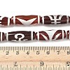 Rice Shape Tibetan Style dZi Beads Strands G-A269-A03-01-5