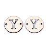 Unfinished Natural Poplar Wood Links Connectors WOOD-S045-140B-01Y-2