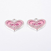 Alloy Enamel Pendants ENAM-19.5X19.5-1