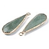 Natural Green Aventurine Pendants G-S359-319A-3