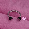 316L Stainless Steel Hoop Nose Rings WGEE114-24-1