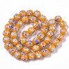 Handmade Lampwork Beads Strands LAMP-T007-03F-2