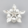 Alloy Rhinestone Flat Back Cabochons RB-S048-18S-3