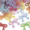 UV Plating Opaque Acrylic Beads MACR-C036-15-1