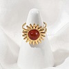 Stainless Steel Cuff Open Rings RJEW-JR01078-01-3