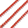 Iron Rhinestone Glass Cup Chain CH-U001-01P-2