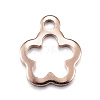 Ion Plating(IP) 304 Stainless Steel Hollow Charms X-STAS-D167-36RG-1