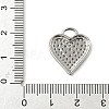 Brass Micro Pave Cubic Zirconia Pendants KK-I276-29P-02-3