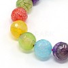 Mixed Color Natural Agate Beads Strands X-G-O016-01-3