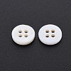 4-Hole Freshwater Shell Buttons BUTT-N018-042-3