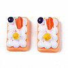 Opaque Epoxy Resin Cabochons LS-CRES-S358-48-2