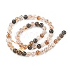 Natural Herkimer Diamond Beads Strands G-Z115-C01-6mm-3