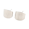 Rack Plating Brass Rectangle Stud Earrings EJEW-K245-49P-1