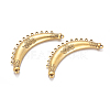 Tibetan Style Alloy Crescent Chandelier Components Links X-TIBE-S217-AG-NR-1