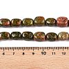 Natural Unakite Beads Strands G-T138-111-5