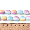 Spray Painted Synthetic Turquoise Beads Strands TURQ-T004-15C-4