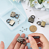 6Pcs Zinc Alloy Bag Buckles FIND-GF0006-89A-3