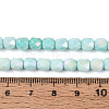 Anti-Tarnish Electroplate Glass Beads Strands GLAA-N057-6mm-02-4
