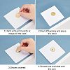 Coated Scratch Off Film Password Sticker DIY-WH0184-42D-3