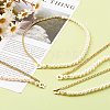 Brass Enamel Curb Chain Necklaces NJEW-JN03482-7