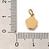 PVD Vacuum Plating 304 Stainless Steel Enamel Charms STAS-U035-06G-3