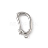 Brass Twister Clasps KK-L245-38P-1