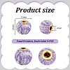 72Pcs 8 Colors Polyester European Beads OPDL-PH0001-09-2