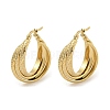 304 Stainless Steel Earrings for Women EJEW-E305-17G-03-1
