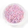 Frosted Transparent Acrylic Beads OACR-N137-72C-1