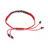 Adjustable Nylon Cord Braided Bead Bracelets BJEW-JB04426-01-3