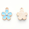 Alloy Enamel Charms ENAM-R059-02-M-RS-3