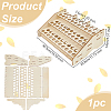 Detachable Wooden Paint Display Shelf AJEW-WH0518-74-2
