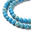 Synthetic Imperial Jasper Dyed Beads Strands G-D077-A01-01J-4