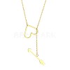 Simple and Stylish Stainless Steel Lariat Necklaces WC5409-6-1