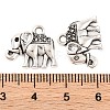 Tibetan Style Alloy Charms Pendants TIBEP-A124745-AS-LF-2