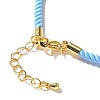 Nylon Milan Cord Necklace Making MAK-M028-01G-14-3