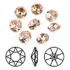 Pointed Back & Back Plated K9 Glass Rhinestone Cabochons RGLA-J012-10mm-246-1