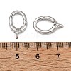 SHEGRACE Brass Spring Gate Rings XGRQ58943-764P-3